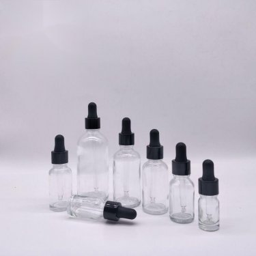 5ml 10ml 15ml 20ml 50mlHot selling full series avaliable clear dropper bottle for essential oil